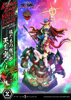 Gurren Lagann Ultimate Premium Masterline Series Statue 1/4 Kamina, Simon & Yoko with Lagann Deluxe Version 97 cm