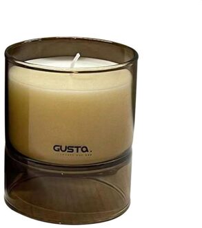 Gusta Geurkaars Glasvoet 7x8.5cm
