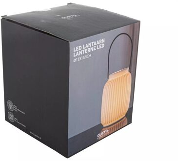 Gusta Led Lantaarn 12X15.5 Wit