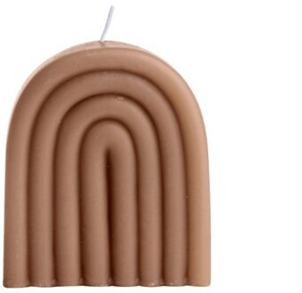 Gusta Regenboogkaars 4x6,8x8Cm Bruin