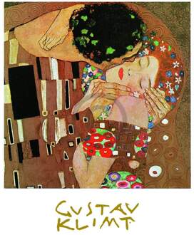 Gustav Klimt - Il Bacio Kunstdruk 50x70cm