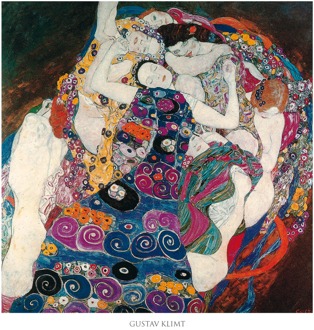 Gustav Klimt - La Vergine Kunstdruk 70x70cm