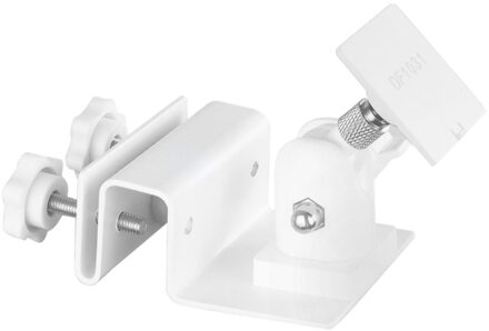 Gutter Mount Houder Voor Ring Zonnepaneel Outdoor 360 ° Roterende Kijkhoek Wall Mount wit