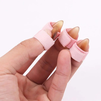 Guzheng Playing Nail Cover Adjusted Size Tape-Free Breathable for Adult Children Ring Guzheng Practice Nail Protection Covers