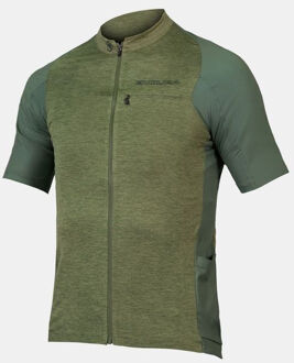 GV500 Reiver Short Sleeve Cycling Jersey - Olive Green - M