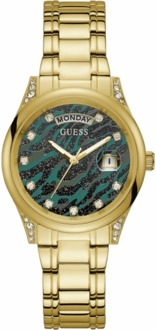 GW0047L3 horloge dames staal gold