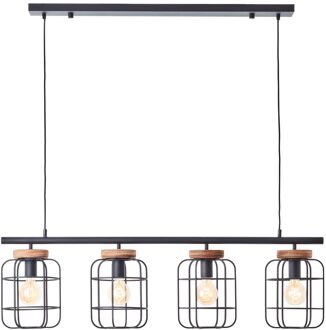 Gwen Hanglamp Balk Bruin, Zwart