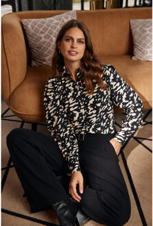 Gwynne blouse Zwart - XL