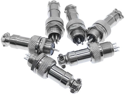 GX12 12mm aviation connector plug socket 2pin 3Pin 4Pin 5Pin 6Pin 7Pin 5A 125v