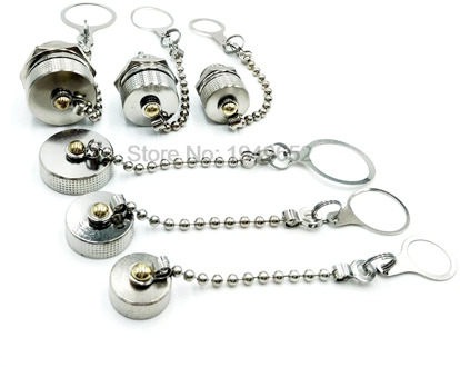 GX12 GX16 GX20 Aviation Connector Plug Cover Waterproof Dust Metal Cap Circular Connector Protective Sleeve