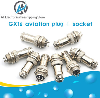 GX16-2/3/4/5/6/7/8 Aviation Plug Male And Female Pin Connector Circular Connectors Socket Plug GX16 Diameter 16mm