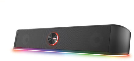 GXT 619 Thorne Soundbar met RGB-verlichting Desktop accessoire Zwart