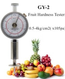 GY-2 Fruit Hardheid Tester Fruit Penetrometer Fruit Sclerometer Voor Appels Peren Druiven Sinaasappels Fruit Dynamische Kegel Hardheid Test