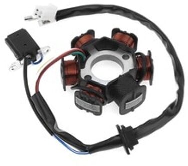 GY6-125 Motorfiets Scooter Generator 6 Spoelen Magneto Stator Voor 125cc En 150cc Chinese GY6 Motor Atv Go Karts Bromfietsen