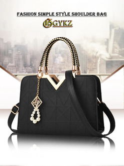 GYKZ Brand Designer Shoulder Bag for Women's Fashion Handbags 2020 New Woman Unusual Pu Shell Bags Beading Zipper