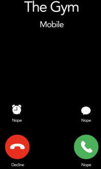 Gym Calling Dames T-shirt - Zwart - 3XL