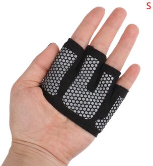 Gym Fitness Half Vinger Handschoenen Mannen Vrouwen Voor Crossfit Workout Handschoen Power Gewichtheffen Bodybuilding Hand Protector doorzichtig