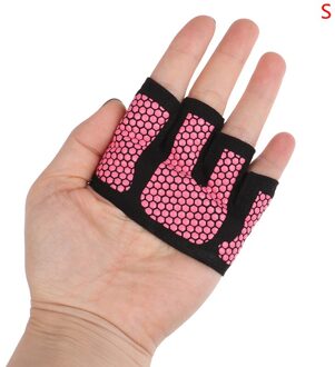 Gym Fitness Half Vinger Handschoenen Mannen Vrouwen Voor Crossfit Workout Handschoen Power Gewichtheffen Bodybuilding Hand Protector Oranje