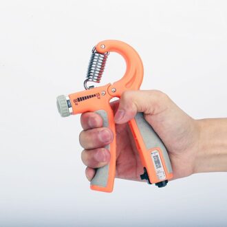 Gym Fitness Hand Grip Mannen Verstelbare Vinger Zware Exerciser Sterkte Voor Spier Herstel Hand Gripper Trainer Oranje