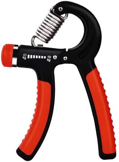 GYM Fitness Verstelbare Hand Gripper 10-40 KG Onderarm Uitoefenaar Heavy Grip Strength Training Tool zwart