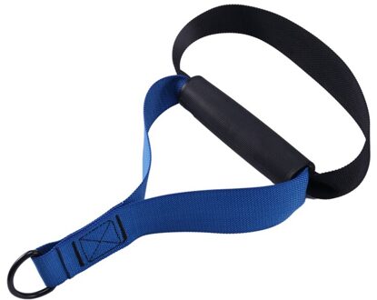 Gym Resistance Bands Handgrepen Anti-Slip Grip Sterke Singels Fitness Heavy Duty Kabel Machine Workout Apparatuur donker blauw