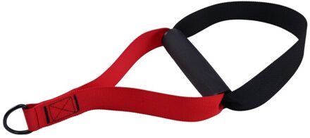 Gym Resistance Bands Handgrepen Anti-Slip Grip Sterke Singels Fitness Heavy Duty Kabel Machine Workout Apparatuur rood