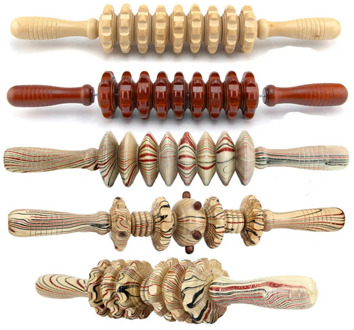 Gym Sports Full Body Muscle Massager Wood Roller Stick Trigger Point Recovery Tool Deep Relax Gear Massage Stick