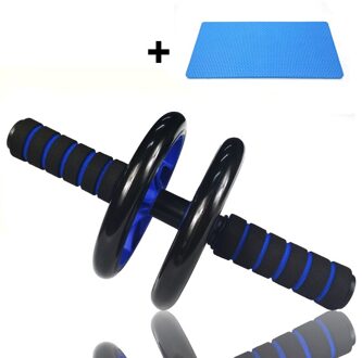 Gym Trainer Ab Roller Training Thuis Fitness Dubbele Wiel Stabiele Abdominale Power Wiel Buik Spier Oefening Apparatuur ZL-002A