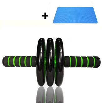 Gym Trainer Ab Roller Training Thuis Fitness Dubbele Wiel Stabiele Abdominale Power Wiel Buik Spier Oefening Apparatuur ZL-003A