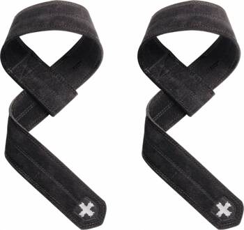 Gymstick Pro Leather Lifting Straps - Fitness Straps - One Size - Zwart