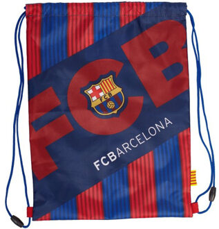 gymtas rood/blauw 44 x 33 cm