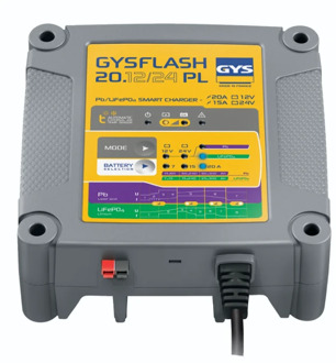 Gys 5192026049 Acculader | GYSFLASH | 20.12-24 PL | 12/24V - 5192026049