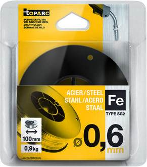 Gys Bobijn 100mm, O0,6mm, 0,9kg, staal - 5193086593 5193086593