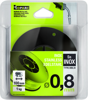 Gys Bobijn 100mm, O0,8mm, 1kg, rvs - 5193086616 5193086616