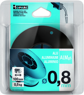 Gys Draadbobijn 100x0,8mm, 0,5kg, aluminium - 5193086548 5193086548