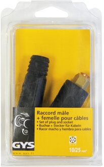 Gys kabelconnectorset, man-vrouw, 10 A 25MM2 - 5193045507
