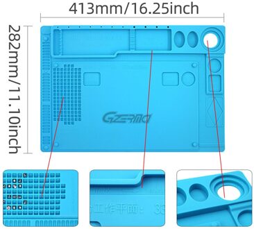 Gzerma Professionele Elektronica Reparatie Tools Kit 50 In 1 Schroevendraaier Set En Reparatie Mat Voor Mobiele Telefoon Iphone Laptop Pc reparatie Repair Mat
