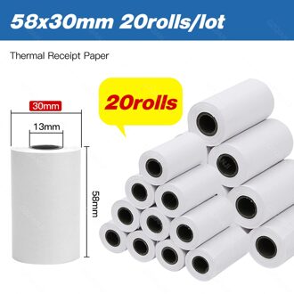 GZPAPER5830 Thermisch Papier Bonprinter Papier Pos Printer 58Mm Papier 58*30Mm Voor Mobiele Pos Mobiele Printer papier