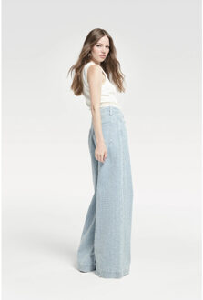 H-cs26m03 wide leg jeans Blauw - 29