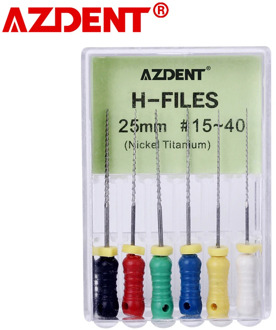 H-File 25mm #15-40 Dental Niti Hand Use files Endodontic Instruments Dentist Tools Root Cancel Files