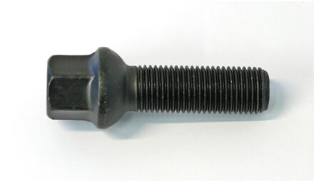 H&R Wielbout bolkonisch R13 M14x1.25 - Lengte 46mm - Zwart (special) HRB14254603