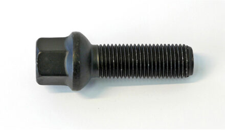 H&R Wielbout bolkonisch R14 M14x1.50 - Lengte 28mm - Zwart (bv. Mercedes, VW T4) HRB1452802