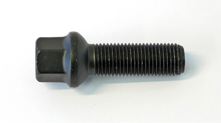 H&R Wielbout bolkonisch R14 M14x1.50 - Lengte 50mm - Zwart (bv. Mercedes, VW T4) HRB1455002