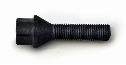 H&R Wielbout konisch M12x1.50 - Lengte 30mm - Zwart HRB1253001