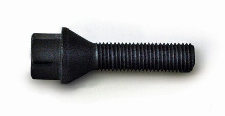 H&R Wielbout konisch M12x1.50 - Lengte 35mm - Zwart HRB1253501