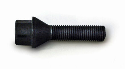 H&R Wielbout konisch M12x1.50 - Lengte 38mm - Zwart HRB1253801