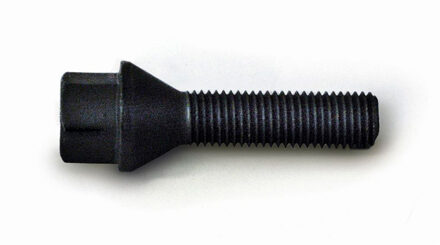 H&R Wielbout konisch M12x1.50 - Lengte 43mm - Zwart HRB1254301