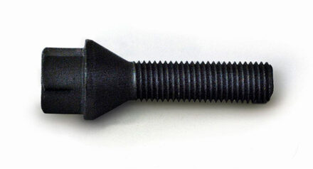 H&R Wielbout konisch M12x1.50 - Lengte 45mm - Zwart HRB1254501