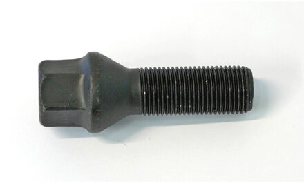 H&R Wielbout konisch M14x1.25 - Lengte 48mm - Zwart HRB14254801