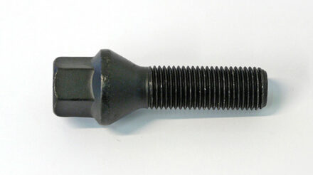 H&R Wielbout konisch M14x1.50 - Lengte 28mm - Zwart HRB1452801